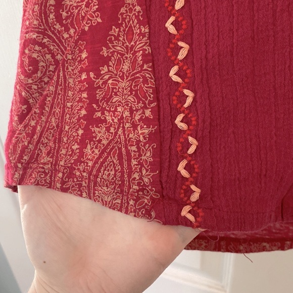 Lucky Brand Printed/Embroidered Women’s Tank - Picture 4 of 6